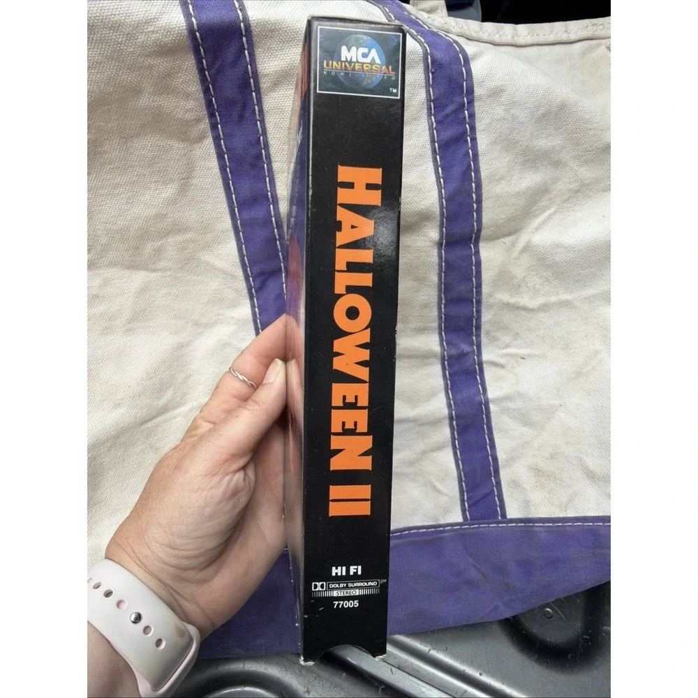 Halloween II 2 VHS Horror 1981 MCA John Carpenter Michael Myers Good Shape